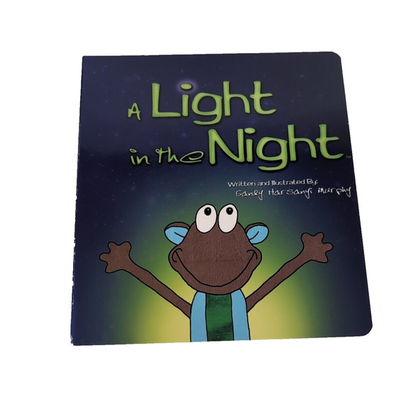 A Light in the Night Nightlight Toy Plush Blue Bedtime Book Set NEW Shopworn Box - Picture 9 of 13